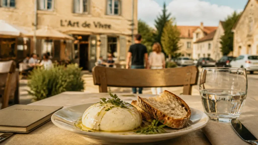 L art de vivre cernay les reims : assiette gastronomique sur terrasse, menu midi < 30€