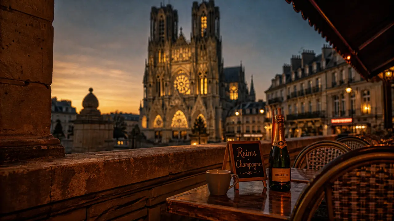 Séjour Reims près de la cathédrale, vue sur Notre-Dame et champagne
