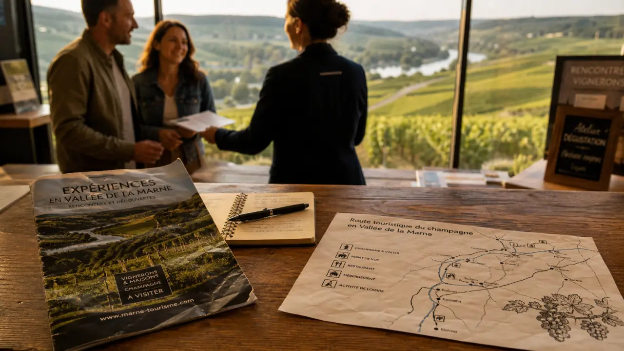maison du tourisme les portes de la champagne : accueil et brochures en vignoble