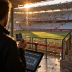 Peut on visiter le stade de reims ? Coulisses au Stade Auguste-Delaune, tribunes vides