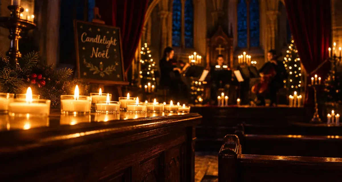 Candlelight fait résonner les classiques de Noël à Reims en décembre