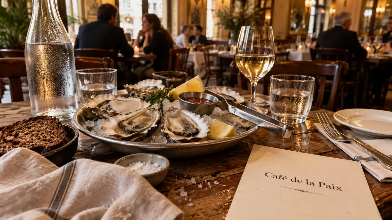Fruits de mer du restaurant la paix reims, Café de la Paix à Reims