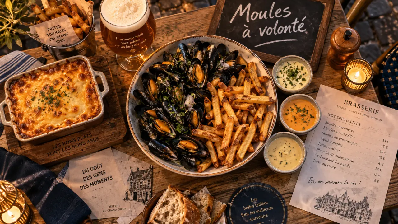 restaurant l'edito reims : moules à volonté et bouillon 9,90 € en centre-ville
